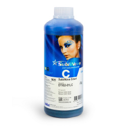 Чернила сублимационные для Epson, InkTec (DTI02-1LC) Cyan, циан синие голубые, литровые, 1000