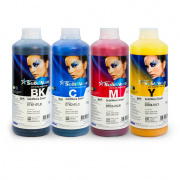 Комплект сублимационных чернил InkTec для Epson, Brother, Mimaki, Mutoh, Roland (DTI01-DTI04), 4 x 1 литр (4 цвета CMYK SubliNova Smart)