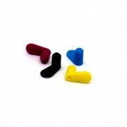 Заглушки (пробки) для перезаправляемых картриджей ПЗК, комплект 4 цвета