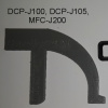 Инструменты для блокировки датчика открытой крышки на Brother MFC-J2510, MFC-J2310, MFC-J3720, MFC-J3520, DCP-J100, DCP-J105, MFC-J200, MFC-J2720, MFC-J2320 при установке ПЗК