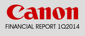 Отчет Canon за первый квартал 2014 года