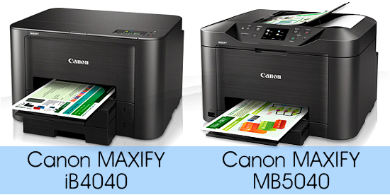 Новые Canon Maxify iB4040 и MB5340