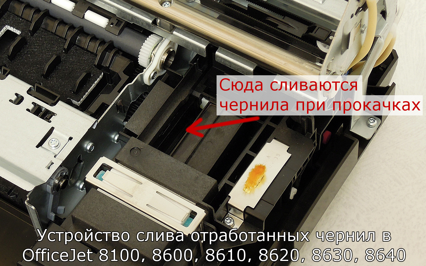 Вывод памперса на принтере Epson. Как сделать сток отработанных чернил
