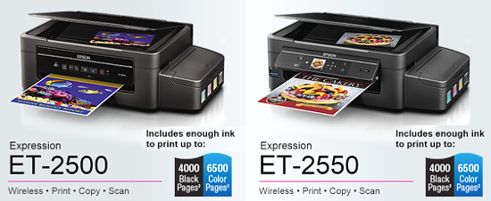 Epson Expression ET-2500 и ET-2550