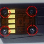 Картридж Canon CLI-450 - срез ножек