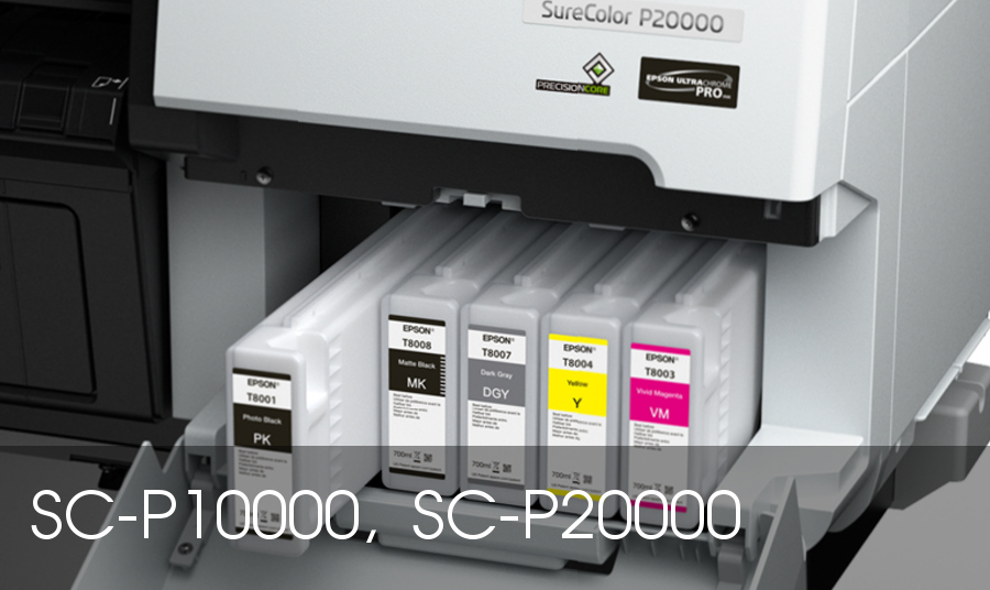 Установка картриджей на Epson SureColor SC-P10000/P20000