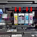 Защёлки для вынимания картриджей на Canon Maxify