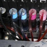 Капсулы внутри каретки принтера Капсулы внутри каретки принтера