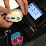 Картриджи в парковке плоттера HP DesignJet T920
