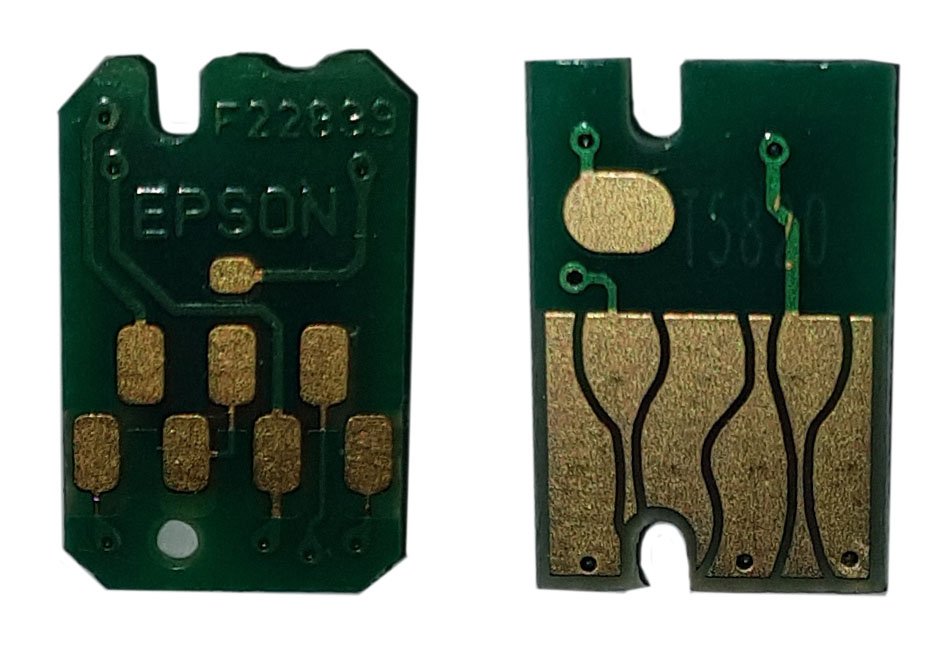 Оригинальный и неоригинальный чипы для Epson