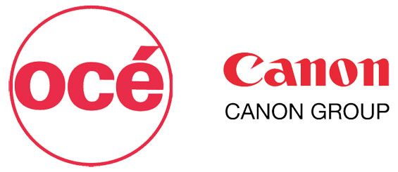 логотипы Oce и Canon