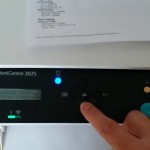 Xerox WorkCentre 3025 работа в меню