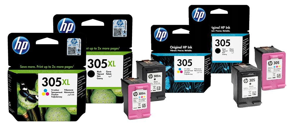 Картриджди HP 305 и 305XL для новых HP DeskJet 4220E и 2820E