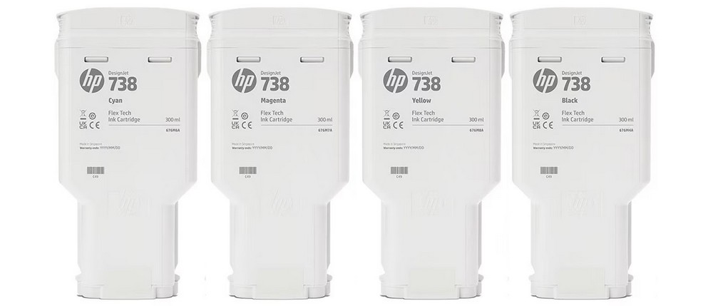 Картриджи HP 738 (300 мл) для HP DesignJet T850 и T950