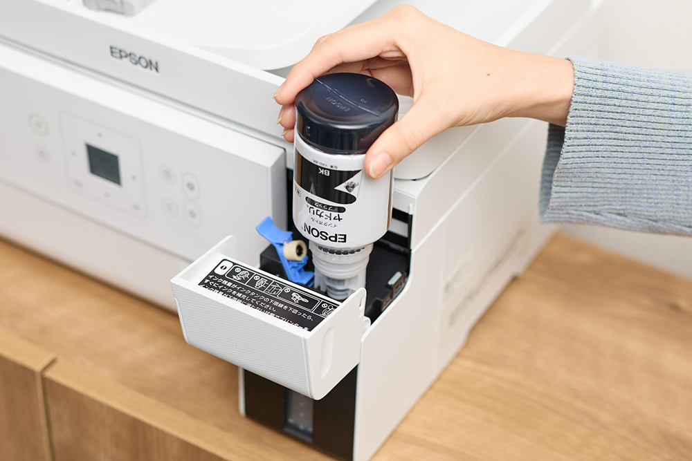 Заправка чернильного бака монохромных принтеров Epson PX-M161T и PX-S161T