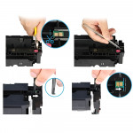Инструкция по установке и демонтажу чипа картриджа для лазерных принтеров HP и Canon