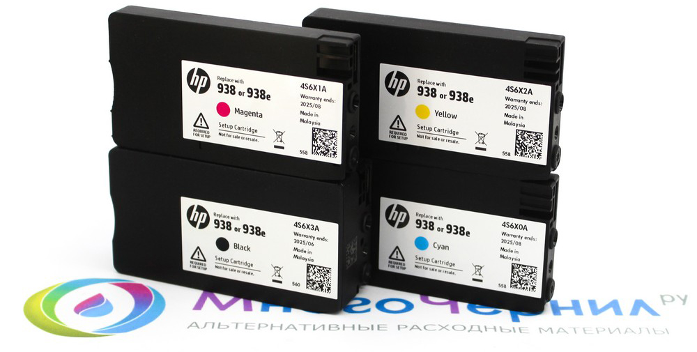 Новые картриджи HP 938 для HP OfficeJet Pro