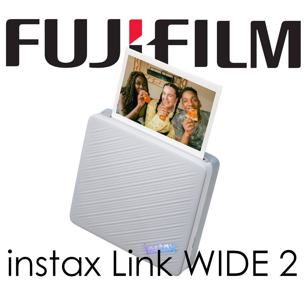 Fujifilm Instax Link WIDE 2 – фотопринтер для смартфонов с плёнкой Instax Wide и USB-C